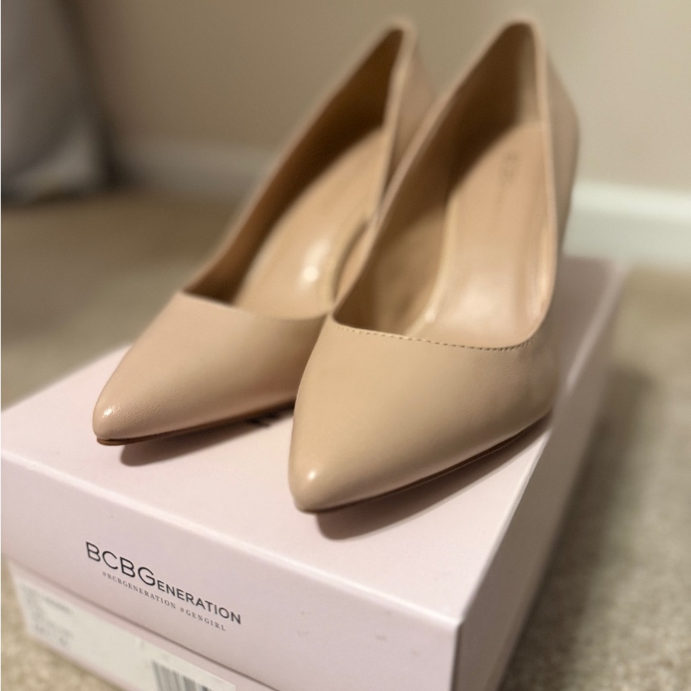 BCBG Nude Heels